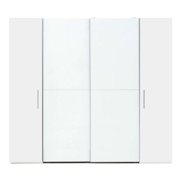 Ντουλάπα Συρόμενη Τετράφυλλη Relief A_24116_RLw-1 205x195x60cm White Τετράφυλλη