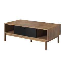 Τραπεζάκι Σαλονιού Franka 40113-FRb 125x41x65cm Natural-Black