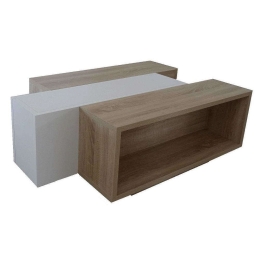 Τραπεζάκι Σαλονιού Raylie-1 Raily-1_41-1 110x41x75cm Oak-White