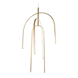 Φωτιστικό Οροφής Led 1931 80W 3000K 80Lm Gold Αλουμίνιο