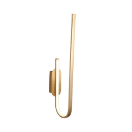 Φωτιστικό Τοίχου - Απλίκα Led 1935 18W 3000K 80Lm Gold Αλουμίνιο