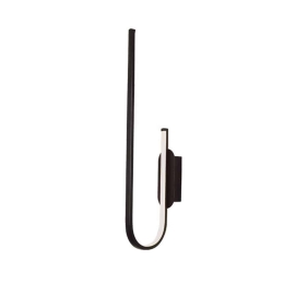 Φωτιστικό Τοίχου - Απλίκα Led 1936 18W 3000K 80Lm Black Αλουμίνιο