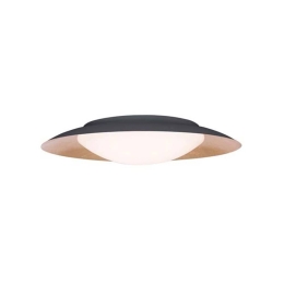 Φωτιστικό Οροφής - Πλαφονιέρα Led Φ50 1962 28W 3000K 90Lm Black-Gold Μέταλλο,Ακρυλικό