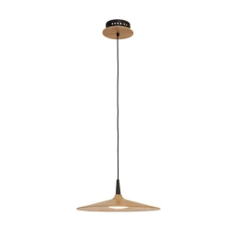 Φωτιστικό Οροφής Led 19150 8W 3000K 110Lm Black-Natural Μέταλλο,Ξύλο