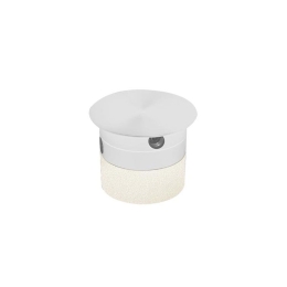 Βάση Από Σύστημα Φωτισμού 19151 Φ10 3W 3000K 95Lm White Στρόγγυλο Αλουμίνιο
