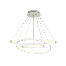 Φωτιστικό Οροφής Led 180030-D 135W 3000K 80Lm White Αλουμίνιο