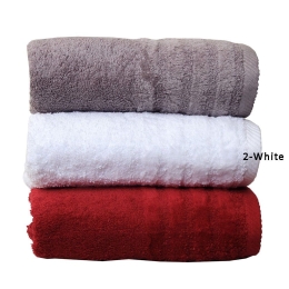 Πετσέτες Spa Σετ 3τμχ 2 White Anna Riska Σετ Πετσέτες 70x140cm 100% Βαμβάκι