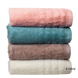 Πετσέτες Spa Σετ 3τμχ 3 Ivory Anna Riska Σετ Πετσέτες 70x140cm 100% Βαμβάκι