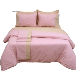 Μαξιλαροθήκες Supreme Collection Σετ 2τμχ Oxford Beige Viopros 50Χ70 50x75cm 100% Βαμβάκι