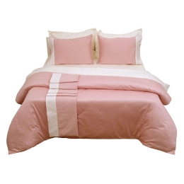 Κουβερλί Διπλής Όψεως Luxury Bicolour 4 Blush Pink/Ivory Anna Riska Υπέρδιπλo 220x240cm 100% Βαμβακοσατέν