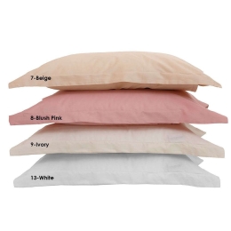 Μαξιλαροθήκη Σετ 2Τμχ Luxury Unicolour 7 Beige Anna Riska 50Χ70 100% Βαμβακοσατέν