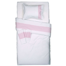 Παπλωματοθήκη Βρεφική Σχ. Ρόμπιν Pink Viopros 120x160cm 100% Βαμβάκι