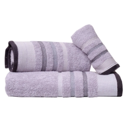 Πετσέτα Χαβάη Grey Viopros Σώματος 70x140cm 100% Βαμβάκι