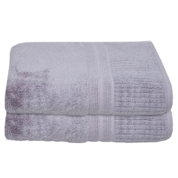 Πετσέτα Modal 3 Grey Anna Riska Χεριών 30x50cm Βαμβάκι-Φυσική Ίνα