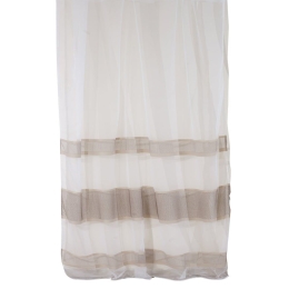 Κουρτίνα Cuba Με Τρέσα 7 Beige Anna Riska 140X270cm Οργαντίνα