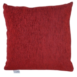 Μαξιλάρι Διακοσμητικό 1440 (Με Γέμιση) Red Anna Riska 55X55 Chenille