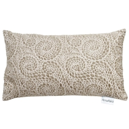 Μαξιλάρι Διακοσμητικό 1443 (Με Γέμιση) Beige Anna Riska 32x52 Chenille