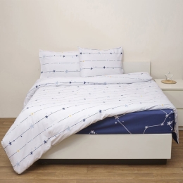 Σεντόνια Ωρίων (Σετ 3τμχ) White Viopros Μονό 160x260cm 100% Βαμβάκι