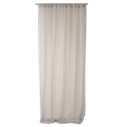 Κουρτίνα Mε Τρέσα 1060 Beige Viopros 280x270 Πολυέστερ