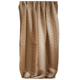 Κουρτίνα Mε Τρέσα Ρεβέκα Beige Viopros 140X270cm Πολυέστερ