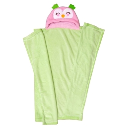 Κουβέρτα Βρεφική Fleece Με Κουκούλα 87 Green Viopros Αγκαλιάς Πολυέστερ