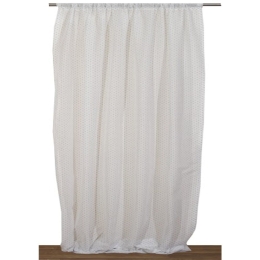 Κουρτίνα Με Τρέσα Κονφετί Grey Viopros 280x270cm 280x270cm Πολυέστερ
