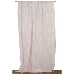 Κουρτίνα Με Τρέσα Κονφετί Red Viopros 280x270cm 280x270cm Πολυέστερ