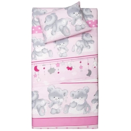 Πάπλωμα Βρεφικό  Φρέντυ Pink Viopros 120x160cm 100% Βαμβάκι