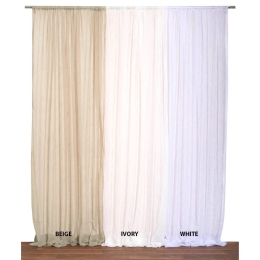 Κουρτίνα Με Τρέσα Natali Ivory Anna Riska 280x270 Πολυέστερ