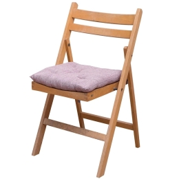 Μαξιλάρι Καρέκλας 584 40x40 4-Bordo Viopros 100% Βαμβάκι