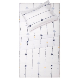 Κουβερλί Βρεφικό Ωρίων White Viopros 120x160cm 100% Βαμβάκι