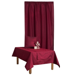 Τραπεζομάντηλο Χριστουγεννιάτικο 4510  Red Viopros 140Χ180