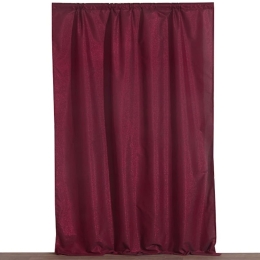 Κουρτίνα Με Τρέσα 4510 Red Viopros 280x270 Βαμβάκι-Πολυέστερ