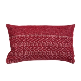 Μαξιλάρι Διακοσμητικό (Με Γέμιση) 1446 Red Anna Riska 32x52 Chenille