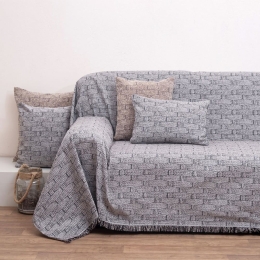 Ριχτάρι 1444 Grey Anna Riska Πολυθρόνα 180x180cm Chenille