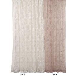 Κουρτίνα Πεταλούδες Με Τρέσα Apple Viopros 280x270cm 280x270cm Πολυέστερ