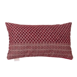 Μαξιλάρι Διακοσμητικό (Με Γέμιση) 2211 Bordo Viopros 32x52 32x52cm Chenille