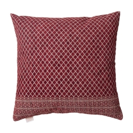 Μαξιλάρι Διακοσμητικό (Με Γέμιση) 2211 Bordo Viopros 42X42 42x42cm Chenille