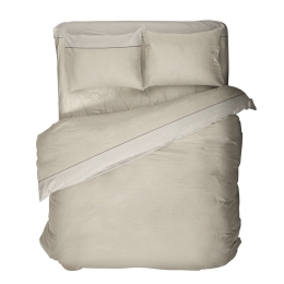 Παπλωματοθήκη 2543 Φανελένια Beige Viopros Μονό 160x240cm 100% Βαμβακερή Φανέλα