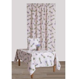 Τραπεζομάντηλο Λεβάντα Linen Viopros 140Χ180 140x180cm Βαμβάκι-Πολυέστερ