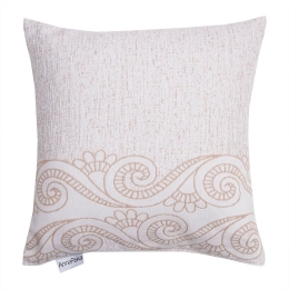 Μαξιλάρι Διακοσμητικό (Με Γέμιση) 1572 Beige Anna Riska 42X42 100% Βαμβάκι