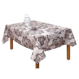 Τραπεζομάντηλο Αλέκιαστο Σεσίλ Beige Viopros 140X180 Βαμβάκι-Πολυέστερ
