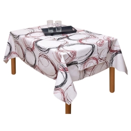 Runner Αλέκιαστο Τάνια Red Viopros 40x160 Βαμβάκι-Πολυέστερ