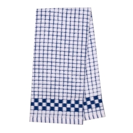 Ποτηρόπανο Κάρολ Blue Viopros 45x75cm 100% Βαμβάκι