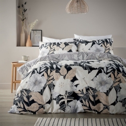 Κουβερλί 832 Black-Grey Viopros Υπέρδιπλο 220x240cm Βαμβάκι-Πολυέστερ
