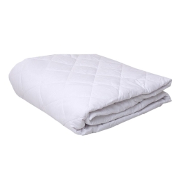 Κουβερλί Polycotton 4 Εποχών White Viopros King Size 240x260cm Silicon Fiber