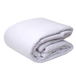 Πάπλωμα Polycotton White Viopros King Size 240x260cm Silicon Fiber