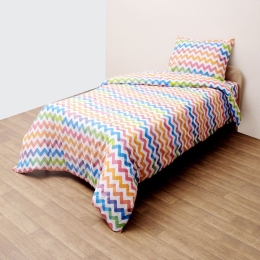 Κουβερλί Χάρπερ (Σετ 3τμχ) Multi Viopros Υπέρδιπλο 220x240cm 100% Βαμβάκι