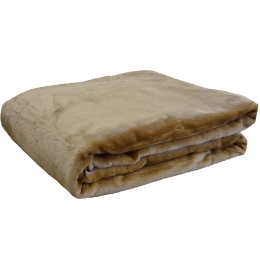 Κουβέρτα Βελουτέ 7 Beige Anna Riska King Size 240x260cm Πολυέστερ