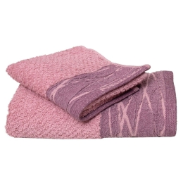 Πετσέτες Nefeli 3 (Σετ 3τμχ) Lilac Pink Anna Riska Σετ Πετσέτες 70x140cm 100% Βαμβάκι